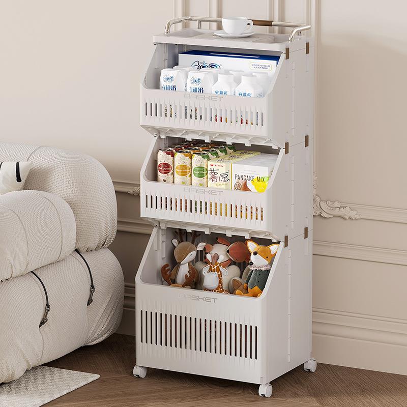 折叠零脏衣篮BS层防潮置物架小推车A卫生XYY间夹缝收纳架售收纳多