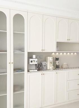 日式藤编柜门北京手工厂造式带型白色柜门无CWM扶厨法房餐边柜岛