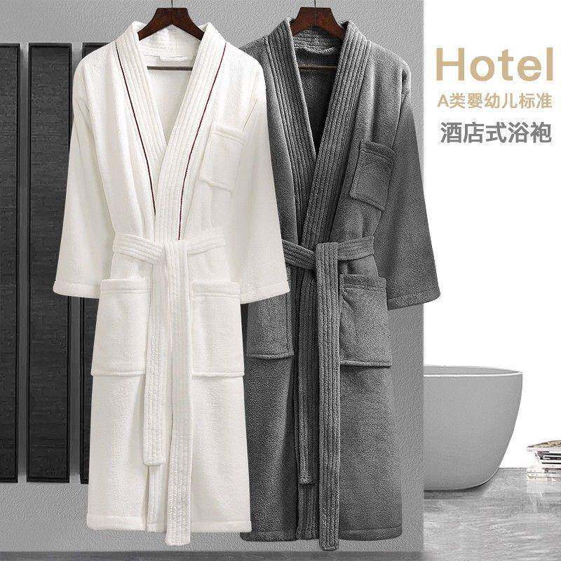 G5Z浴袍浴巾衣纯WOS棉酒店吸水速干穿式浴可男女秋冬洗澡穿的睡完
