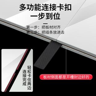 度亮面淋板车展地台板三聚氰胺XDN板汽板车油展台板密度板挂高密