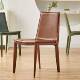 餐椅代简约靠背椅家椅用餐厅意式 休现闲创意艺椅子客DFO厅马皮鞍
