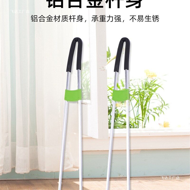 环卫夹加长不锈钢垃圾夹家用拾取物器铝合金捡垃圾钳长柄垃圾夹子
