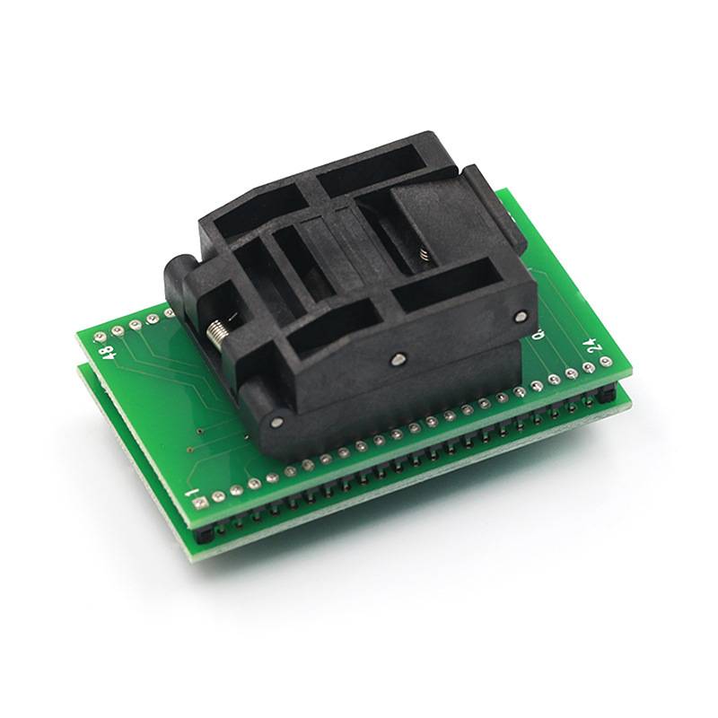 LQFP TQFP QFP48转DIP48座 编程器烧录座 测试座 0.5mm间距