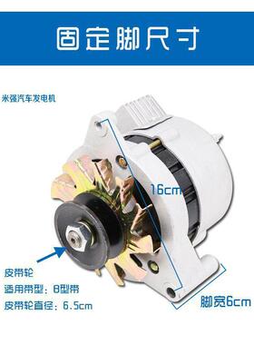 农动用四轮莱拖拉机永SMA磁单头双车头JF11A交直发流充电两用12V