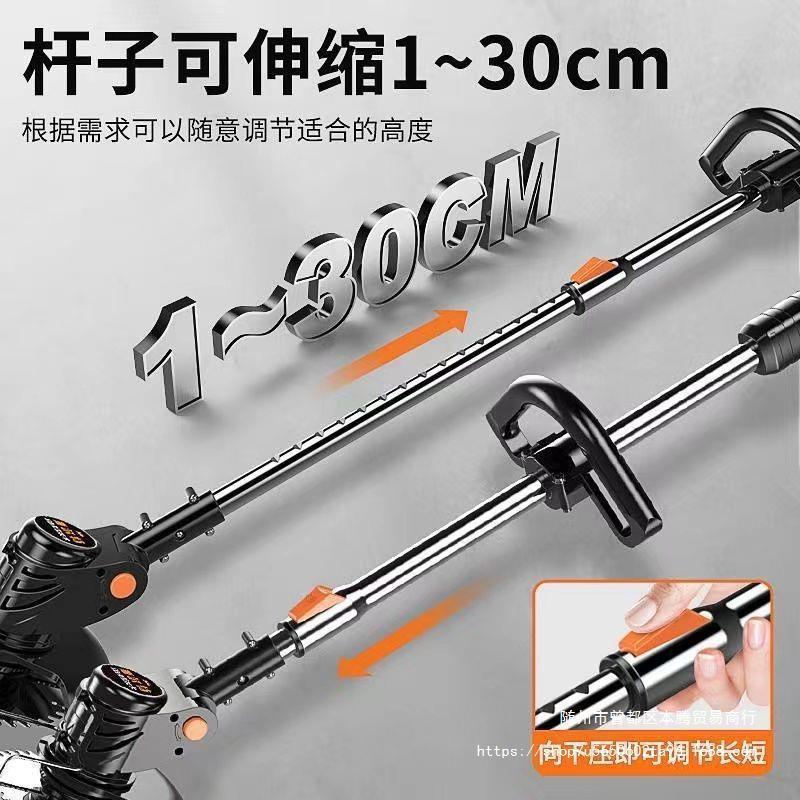 德国进YTM功口电动割草机机家用除草充电电式机农用锂多能打草机