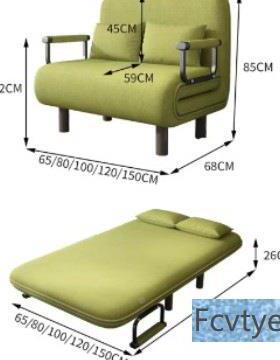 百洛可拆洗225床沙BL100566发床小户型简易人双折叠网单红0办公室