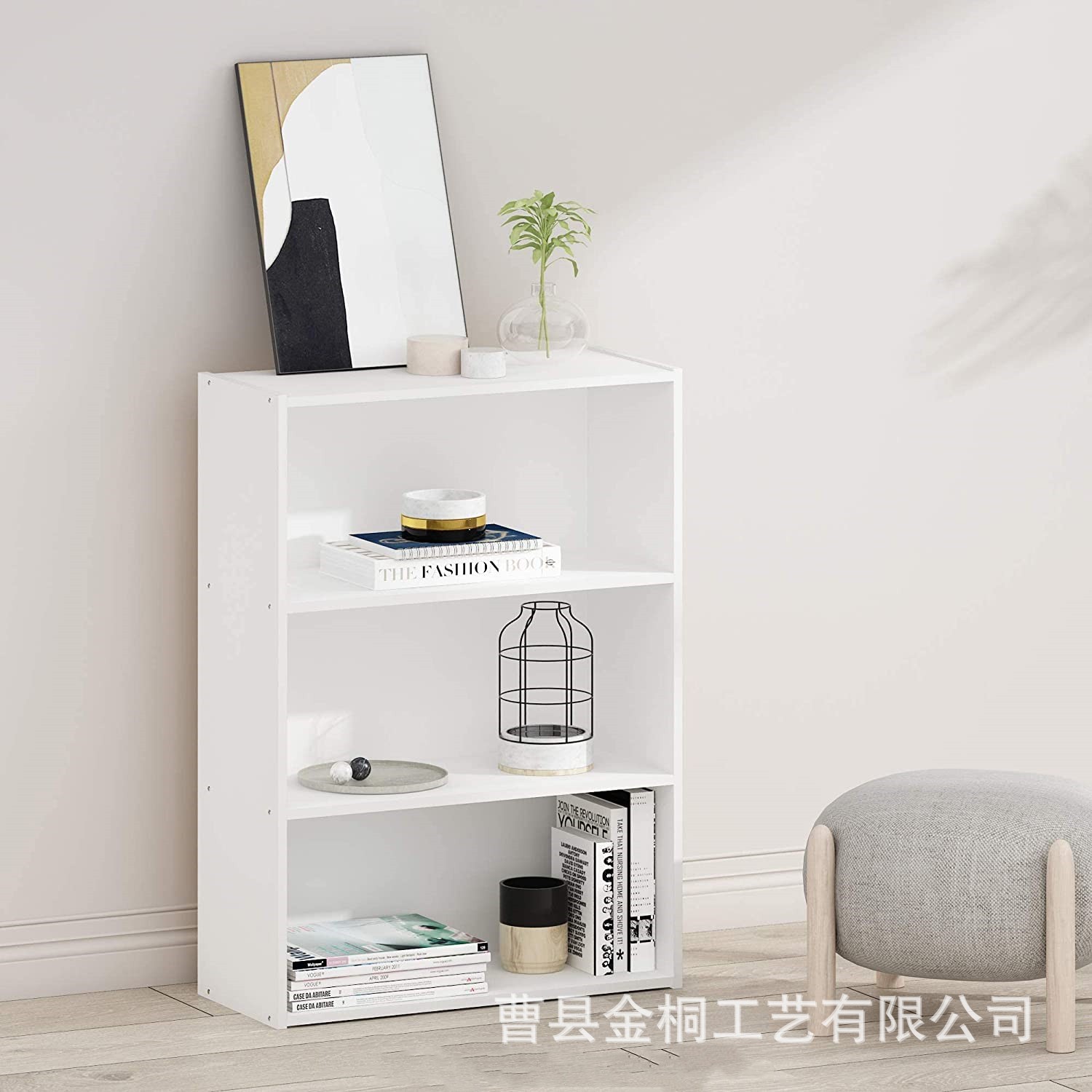 实木落地书柜飘窗阳台收纳柜