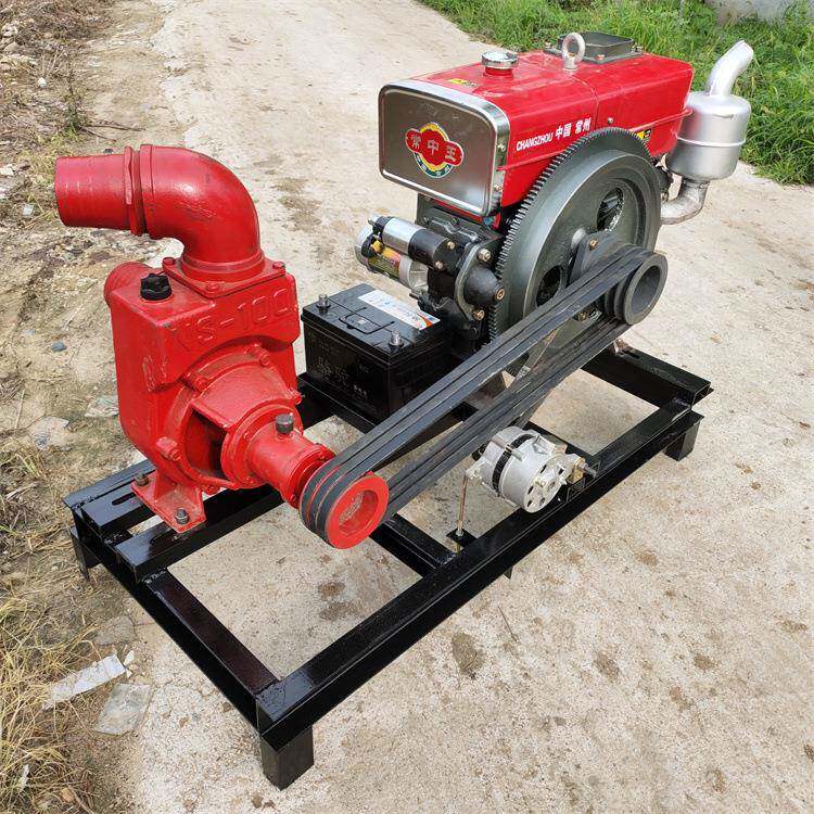 14寸柴油自吸泵VBW自吸上水吸程0米扬程20排水排涝浇米地