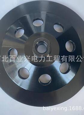 金石混磨盘刚石材水泥凝土地坪磨轮碗锯磨加厚角磨机打磨OQB片大