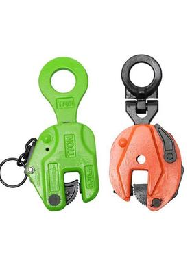 模锻cd起重钳竖吊钢板钩吊钳垂直钳夹转吊向垂吊钳CDCDS型直吊垂0