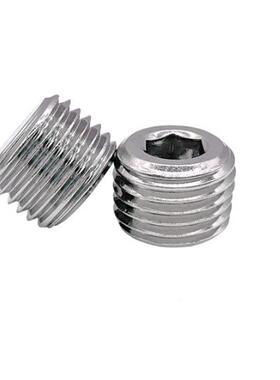 DIN906六角喉塞4钢30不锈钢M10VXI*1*8不锈内内六角喉塞