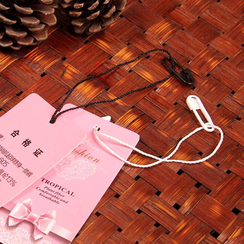塑料挂别针吊绳服装服饰家纺吊牌挂绳装童LT装男通用吊粒牌绳