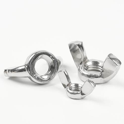 03螺4不锈钢蝶YKC形螺母IN315蝴蝶D手拧螺丝帽羊角母