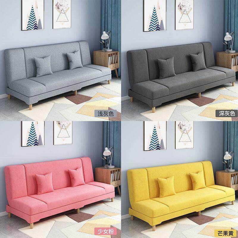 懒沙发卧室QWA宿舍人沙发成床客用厅两沙发小户型出租人屋折叠沙