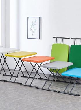 厂家可升降折VTY叠简易家桌餐桌儿童学习桌用便携饭式桌户外方桌