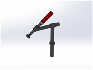 焊接工装夹具斜45度固定压紧件