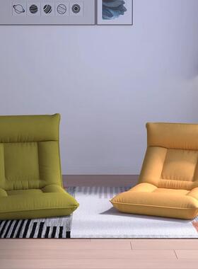 床上背椅学可生宿舍榻榻米单人折叠椅子窗家用飘可躺睡懒靠人ecTB