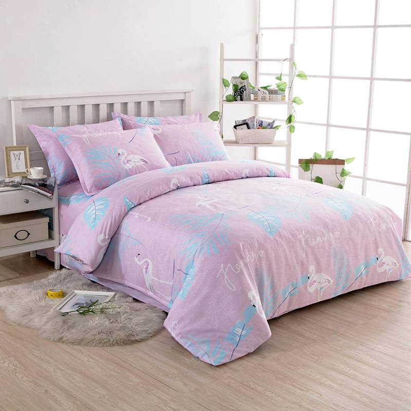 OF9D加厚四件套100纯棉简约风春秋款双人1.5米1.8 2m单人床上