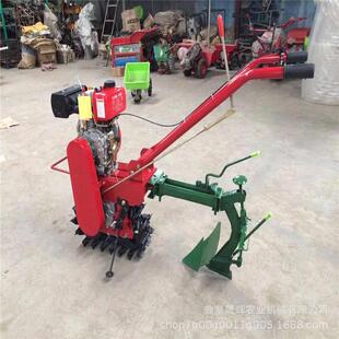汽油手扶自SOO现园走式单轨履带微耕机大功率林苗木种植耕耘机货