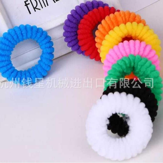 QJF-FQ-1色圈发机圈竖条纹女士弹力毛发圈皮筋机弹力头双绳机器发