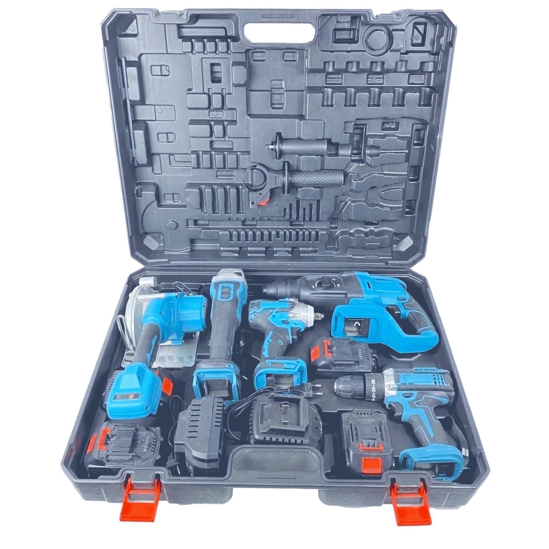 具大功率五合一组合多功套能五套件BA跨境现货锂电工装电动