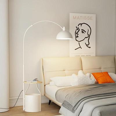 落地客厅轻奢茶236几置物架体奶油风一沙发灯卧室床装饰落地台头