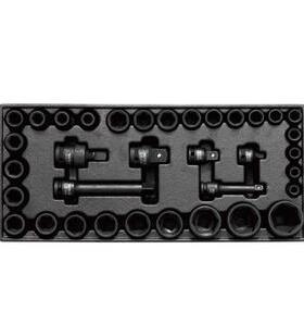 尔Y337T-553446风拓动套筒组合工具35件套1/易2/8