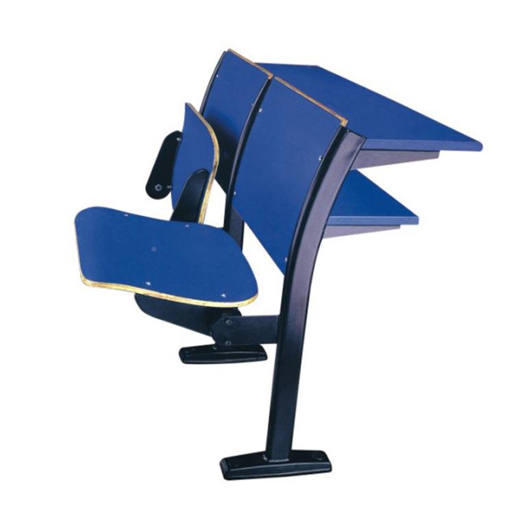 椅多媒体教室排椅阶梯排椅学生课阶桌椅da0-排梯椅联排椅带写字板