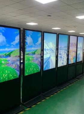 555501安寸横屏壁挂广告机摸立式卓网络版智能高竖清触一体终端显