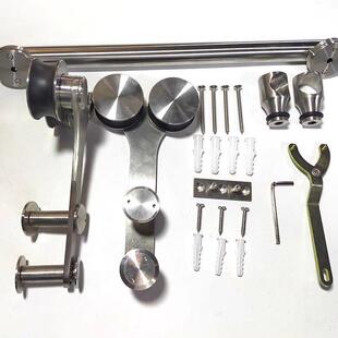 304室不锈钢谷仓门吊轨SDU谷房仓门轨道厨拉门吊滑轮浴吊滑金五配