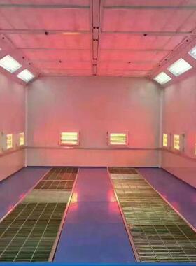 环保尘型汽车烤准漆烤房全套设备无家具高RT106温喷漆房豪华标漆