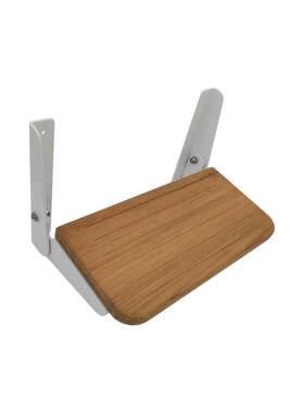 柚木脚踏板ILN收纳式白色烤漆艇铝材质船用配件游配用件船五金