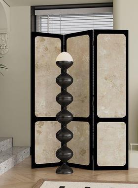 法式中FWT古花屏风隔断客厅客厅餐厅沙发景背玄装关遮挡饰移动卉