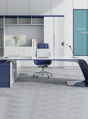 总烤简漆老板桌时尚裁个性约现代ZG-78902大桌气大班台办公室老板