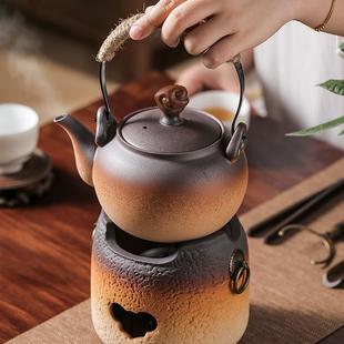 冬天围炉煮茶炭炉火煮茶壶可干专全无品牌/套陶壶明火碳火烤茶用