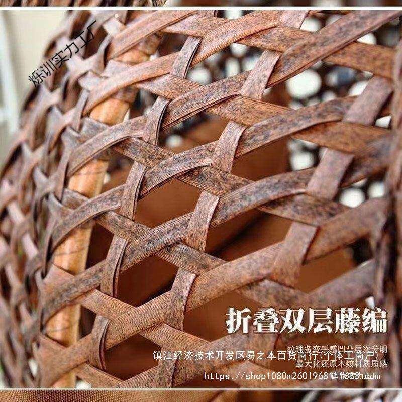 红吊椅双人吊篮藤椅客厅网吊床秋千用懒人家吊74206兰阳台成人摇