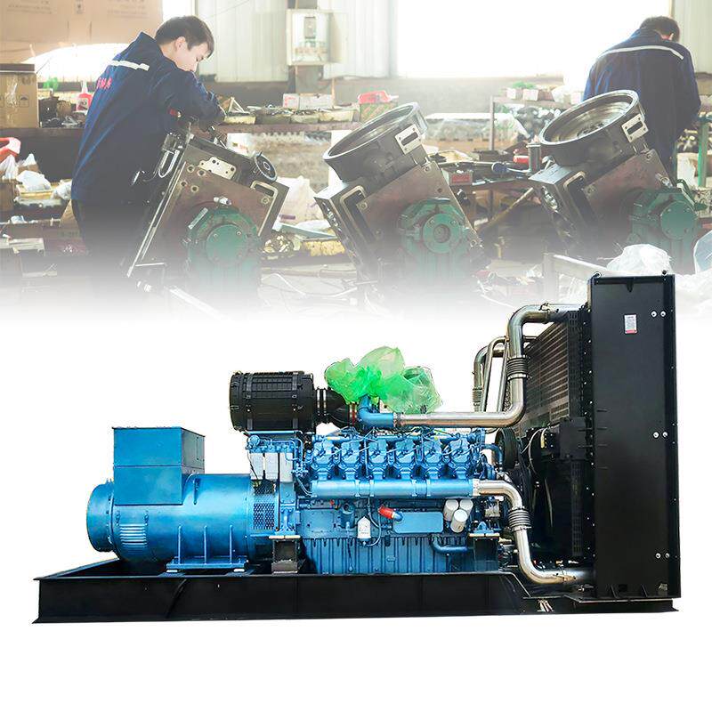 500KW主柴44发油电组机制砂厂无刷发电机发电机组多规格自选配