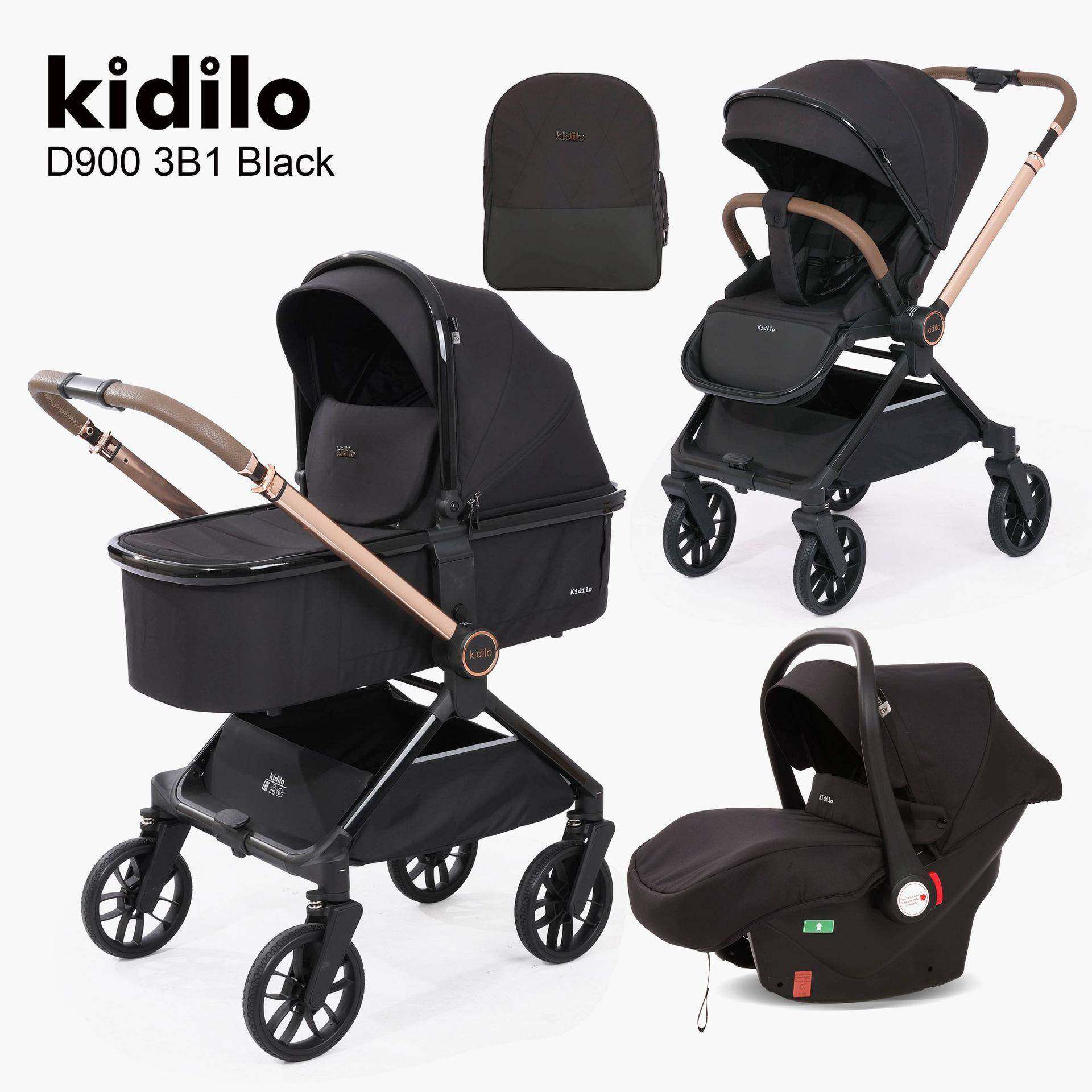 车k景idilo婴儿推可坐躺高DUP观婴儿可手推车双向可折叠宝宝手推
