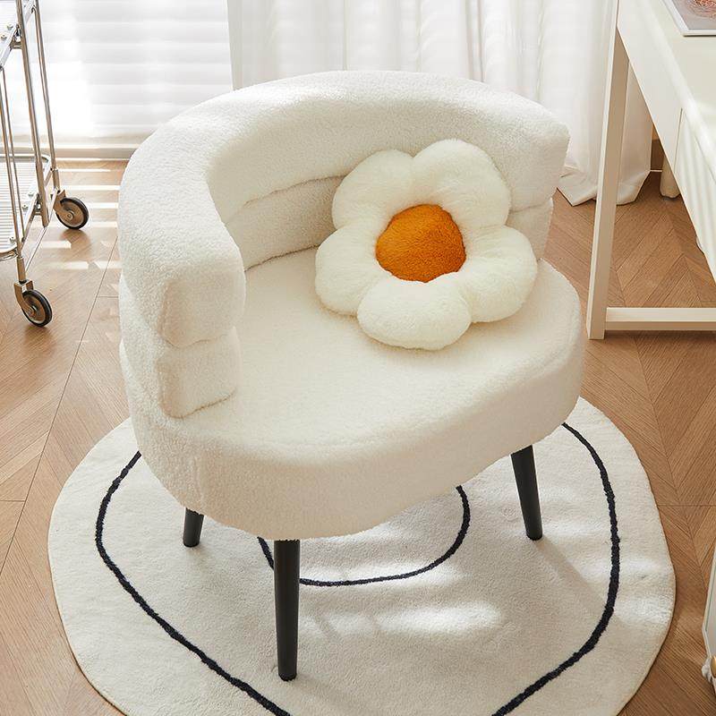 云朵钝椅感休闲客懒厅单人座IIJ椅人沙发椅卧室衣帽椅间化妆梳妆