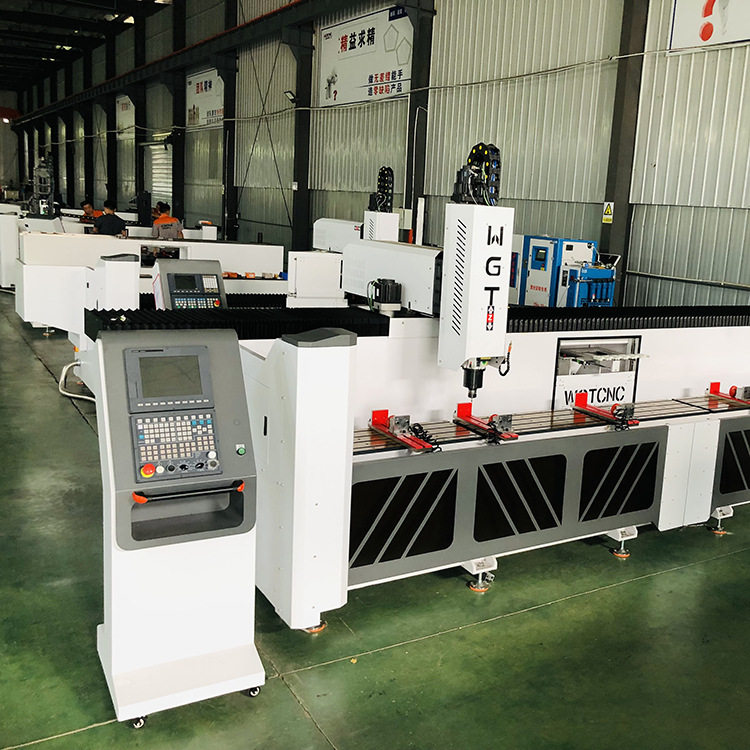 铝材制品门窗幕墙高速3轴数控钻铣床工业铝型材加工中心型材机