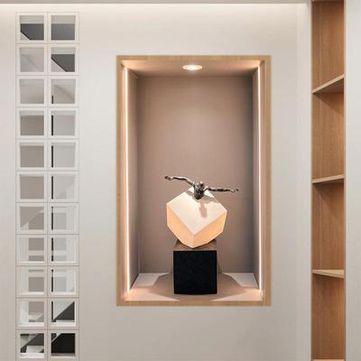 轻奢风家居软装饰品售楼处房样品现代简约创意摆摆件玄客厅关健之