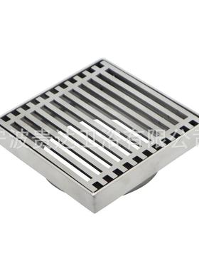 地漏锈不钢SS304地漏形防大排量格栅臭面板淋浴房浴室无品牌/方地