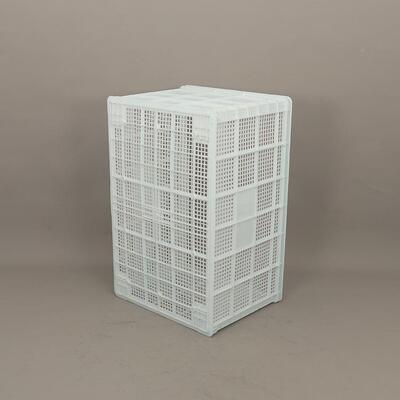 白色塑周转料筐大号加厚塑服装厂快递框周QLE转收纳胶筐