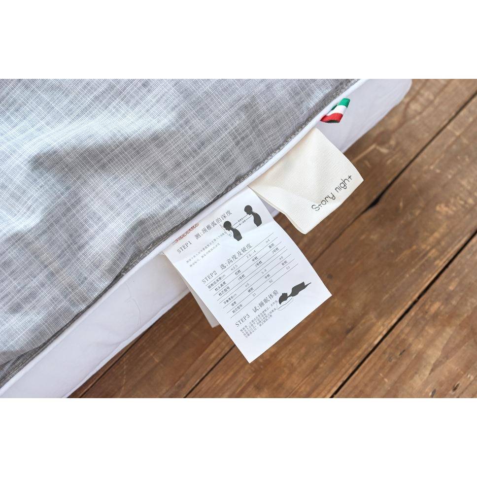 亚麻纤荞麦护颈枕头枕芯中高枕可机水洗上洗层荞麦ZPU壳头下层维