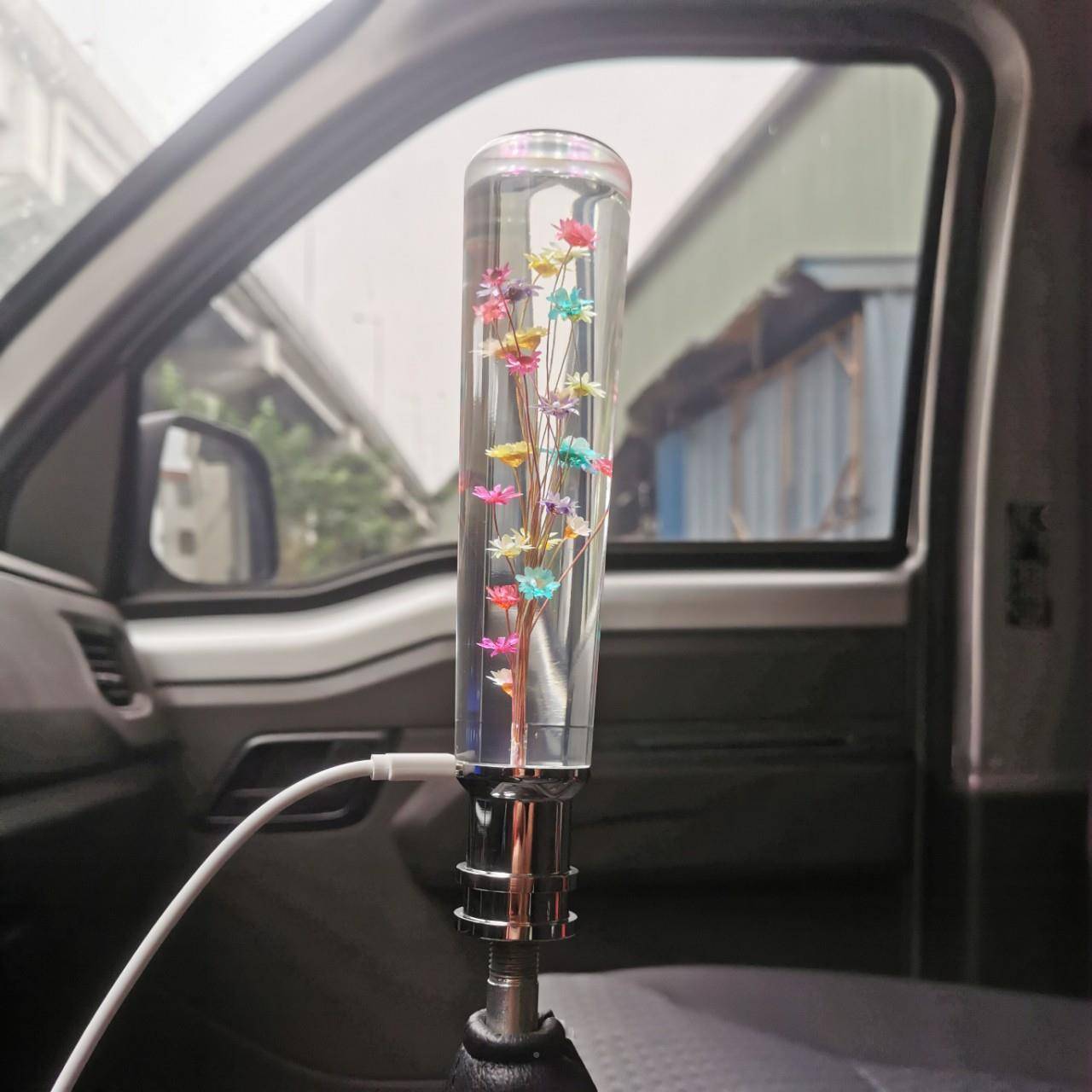 通挂用改装杆挡水晶光把头发赛车无品牌/波棍汽车挂挡头带花排挡