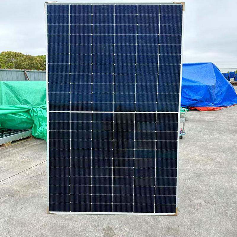 晶澳a级590太阳能光伏板双玻双面晶硅工商单厂业房屋无品牌/顶w太