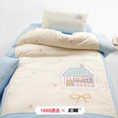A类60支长绒棉幼儿园被子件套儿童纯棉午被婴YMF 0712儿三床套宝
