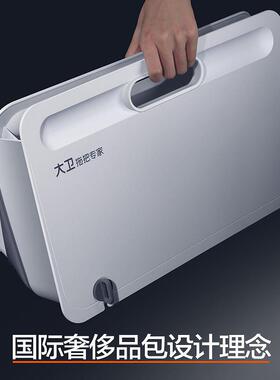 大卫可折叠桶用清洗家拖桶长把方形储水拖布拖地墩水布大号WZA塑