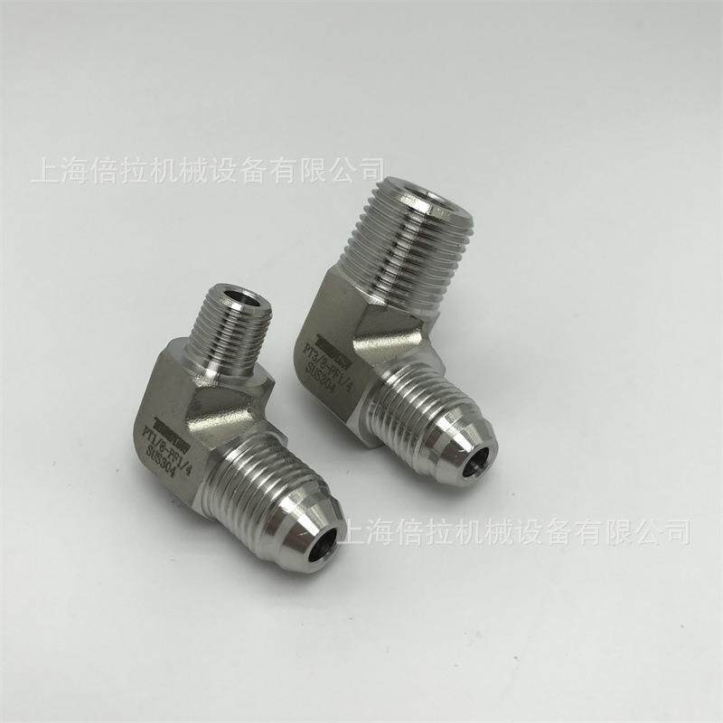 TENHEFLW高接压油管过度头304内丝弯头POT3/8*PF1/*9无品牌/0°4