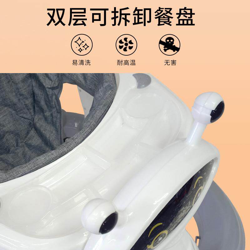 婴儿学步车翻防o型腿侧走功路学车男行宝宝XUW手推可坐音乐能童车